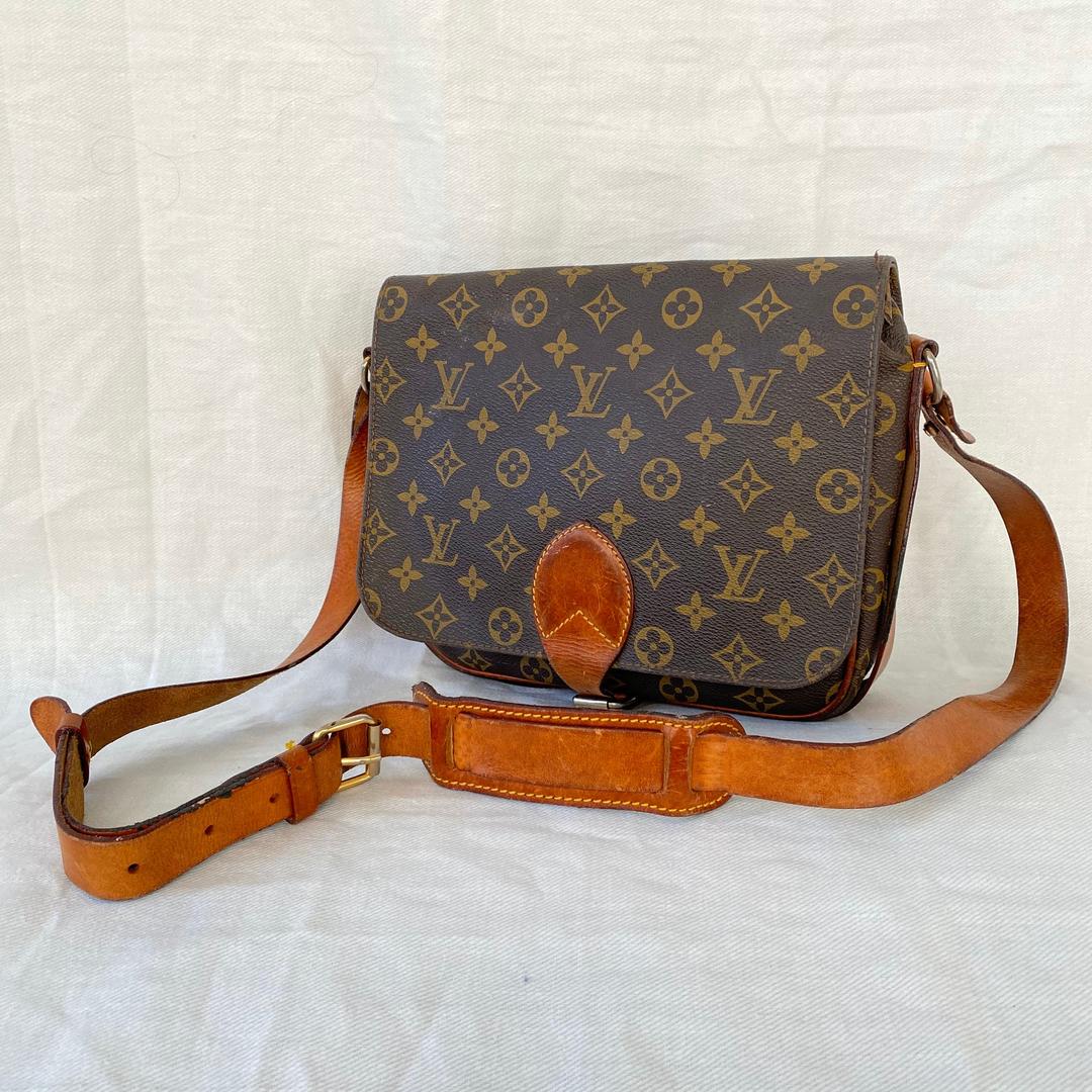 Vtg Louis Vuitton bag, Louis Vuitton Monogram, Cartouchiere LV, Shoulder bag, Crossbody Louis ...