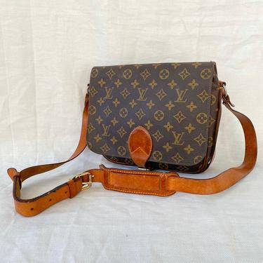 Vtg Louis Vuitton bag, Louis Vuitton Monogram, Cartouchiere LV, Shoulder bag, Crossbody Louis Vuitton, VTG Louis Vuitton, Flap Bag 