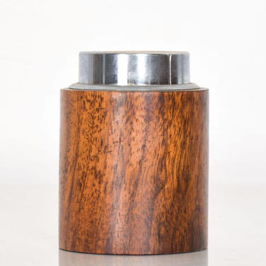Vintage SCRIPTO Japanese Lighter in Rare Rosewood with Stainless Steel Case 
