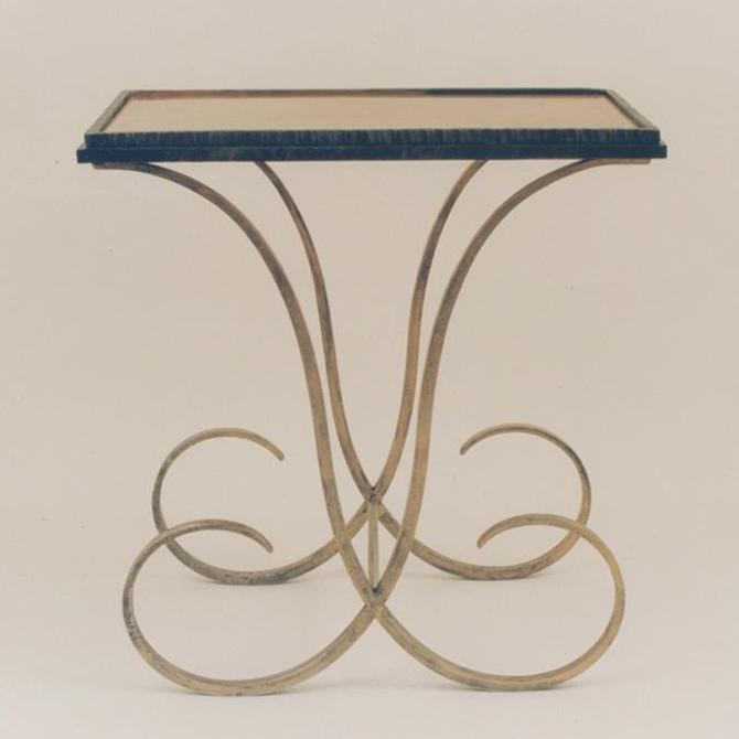 An Art Deco table, made to order and available in any height.