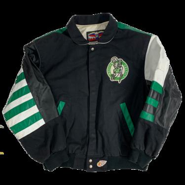 Vintage Boston Celtics "Jeff Hamilton" NBA Leather Jacket