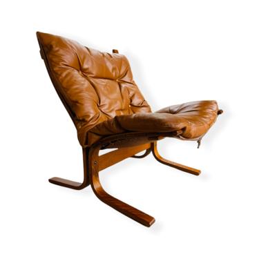 1960s Ingmar Relling Leather Lounge Chair for WESTNOFA 