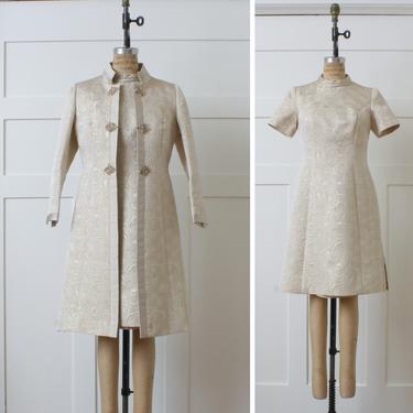 vintage 1960s silk brocade formal dress set ivory & | Living Threads Vintage - Portland, OR | ATTIC vintage 1960s silk brocade formal dress set ivory & | Living Threads Vintage - Portland, OR | ATTIC
