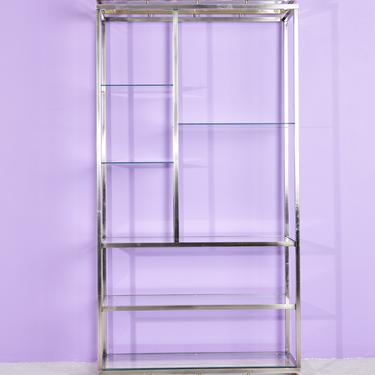 Brass and Chrome Etagere