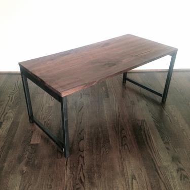 The GANNON Coffee Table - Reclaimed Wood &amp; Steel Coffee Table 