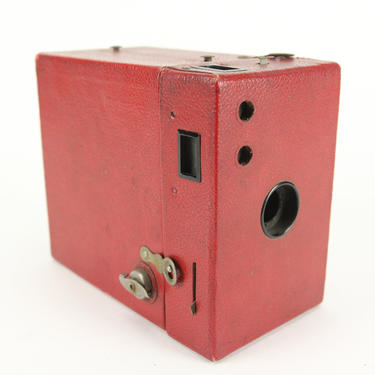 Eastman Kodak Rainbow Hawk-Eye No. 2A Model B Box Camera (Red Color), 1916 by MemoryHoleVintage
