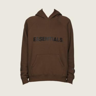 Fear of God Essentials Pullover Hoodie in Brown