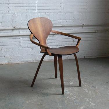 Plycraft Molded Plywood Armchair Attributed to Norman Cherner (2 Available) 