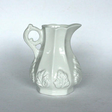 vintage red cliff ironstone creamer or pitcher 