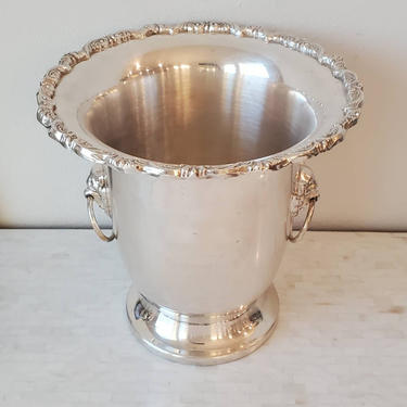 Vintage American Poole Silver Plate Campagna Champagne Ice Bucket Wine Cooler 