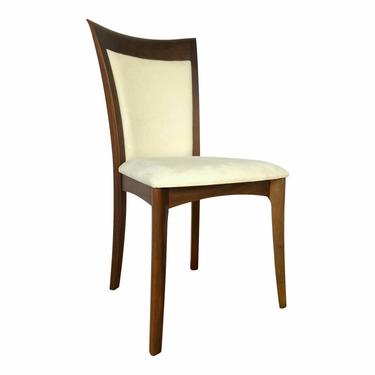 Copeland Co. Modern Ivory Suede Morgan Chair