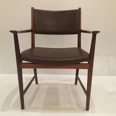Set 6 Rosewood arm chairs .  Origin Denmark 