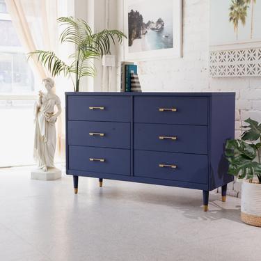 Pacific Blue 6-Drawer Dresser