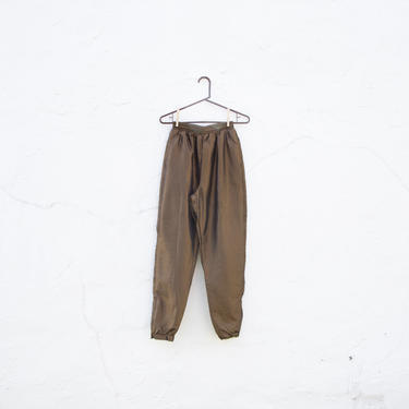 vintage | bronze metallic sweats | 90s | like new | pants 