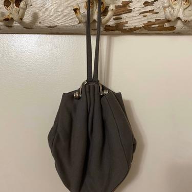 40s GARAY purse | RARE designer wristlet handbag | art deco purse with silver hardware 