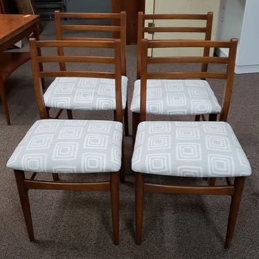 Item #V488 Set of Four Mid Century Modern Dining Chairs c.1960