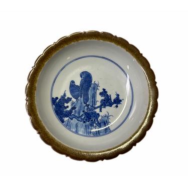 Chinese Blue White Flower Birds Theme Porcelain Charger Plate ws1790E 