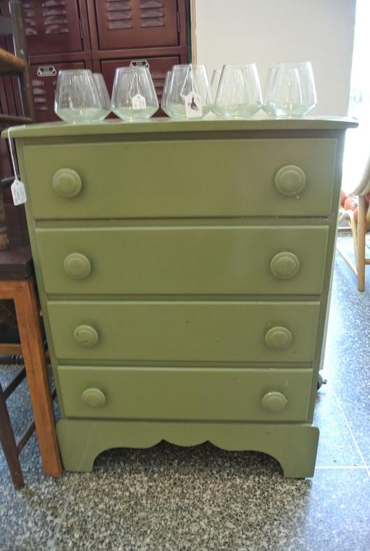 Small green dresser. $225