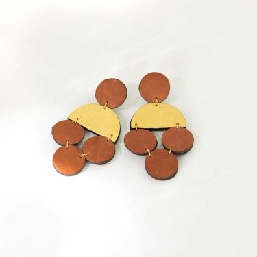 Haiti Design Co - Wren Leather Earrings