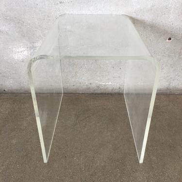 Mid Century Modern Lucite Bench / Table