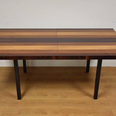 Milo Baughman for Directional Dining Table w/ 2 leaves 