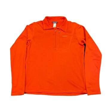 (M) Patagonia Orange Quarterzip Track Jacket 102421 LM