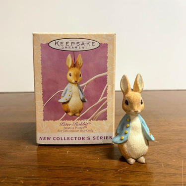 Vintage 1996 Beatrix Potter Peter Rabbit Hallmark Keepsake Ornament 