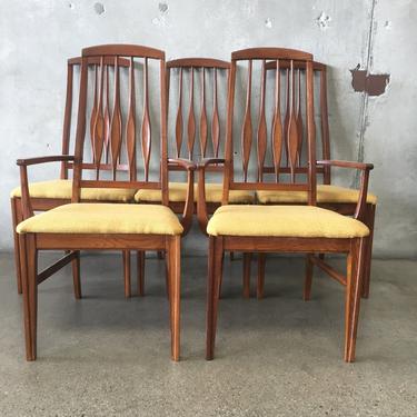 Mid Century Modern Dining Chairs - Set of 5