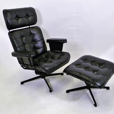 The Executive, a 1965 Eames Style Lounge Chair by Berton Bottemiller for  Homecrest