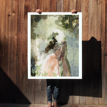 The Transition . extra large wall art . giclee print 