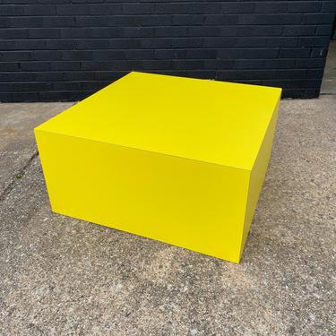 Mod Laminate Cube Coffee Table