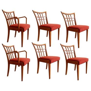 Paul Frankl Set of Six Dining Room Chairs