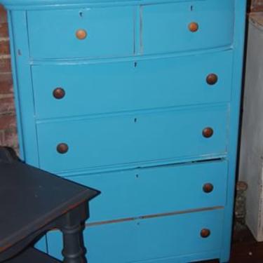 #blue? Painted #vintage #dressers at Simon!
