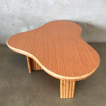 Vintage Tiki Bamboo Coffee Table