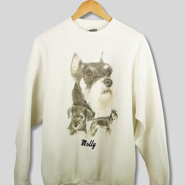 Vintage Scottish Terrier "Molly' Crew Neck Sweatshirt sz L