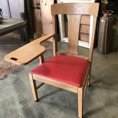 Oak School Desk + chair