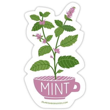 Mint Herb Sticker