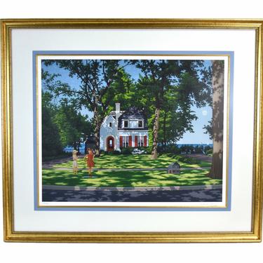 Frederick Phillips “Summer Shadows” Signed Limited Edition Serigraph 4 Seasons Suite 