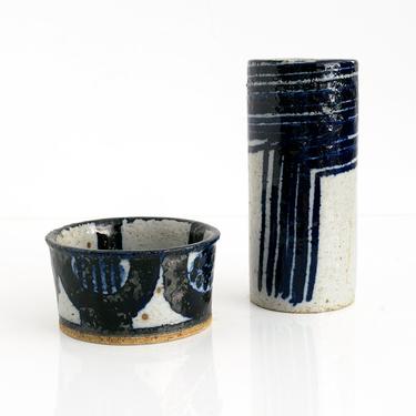 Inger Persson vase and bowl for Rorstand Stufio