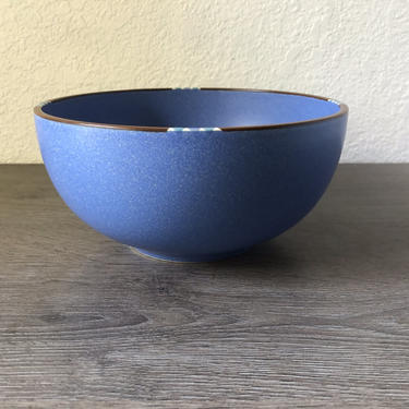 Vintage Dansk Mesa Sky Blue Serving Bowl, Modern Southwestern Tableware Made 