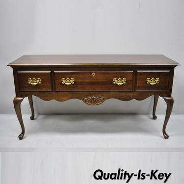 American Drew Cherry Queen Anne Style Buffet Sideboard Huntboard Server Made USA