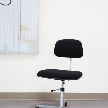 Vintage Kevi Office Chair by Herman Miller Black Upholstery 