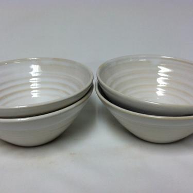 handmade salad bowls, rice bowls, white bowls, stoneware, soup bowls, noodle bowls, cottage chic, minimalist, modern 